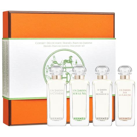 hermes un jardin discovery set|Hermes mini jardin perfume.